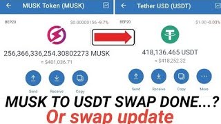 Musk Token UNLOCK UPDATED  Musk token swap update  How to swap Musk Token token [upl. by Robinette]