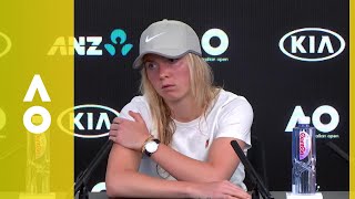 Elina Svitolina press conference QF  Australian Open 2018 [upl. by Zacharias76]