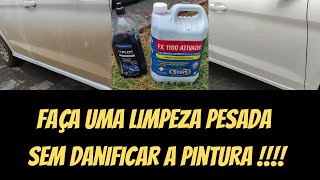 COMO LAVAR O CARRO MUITO SUJO SEM ESFREGAR [upl. by Ahsirt]