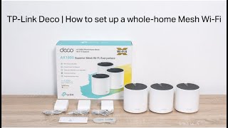 How to Set up TPLink Whole Home Mesh WiFi 6 System [upl. by Chimene]