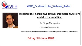 Dr Diogo Mosqueira  quotHypertrophic cardiomyopathy sarcomeric mutations and disease modifiersquot [upl. by Nisaj]