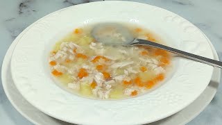 🥄 SOPA CASERA DE POLLO 🍗 CON ESTRELLITAS ⭐️  BEATRIZ COCINA [upl. by Amelita274]