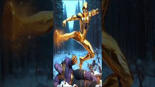 Golden SpiderMan In the Fight Against Thanos Venom and the Joker GoldenSpiderMan Thanos Venom [upl. by Nappie]