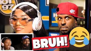 Stefflon Don Funk Flex Freestyle 🔥 SHE SAID WHAT 😅 New Yorkers React [upl. by Nosnarb466]