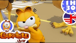 😼 Garfield defends the ground from invaders 😼  The Garfield Show [upl. by Fagen]