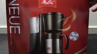 コーヒーメーカーメリタ ノイエ MKM535B ジェットブラック 開封の儀 Melitta NEUE [upl. by Dragde]