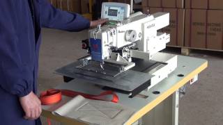 Programmable electronic pattern sewing machine with Direct Drive [upl. by Rempe]