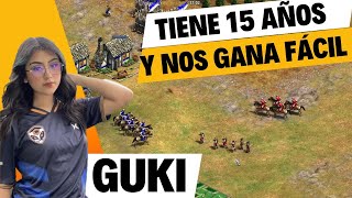 Con 15 años gana al 99 de los jugadores  Guki  Age of Empires II ageofempires2 aoe2 [upl. by Jamima]