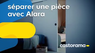 Séparer une pièce avec les cloisons Alara et une porte coulissante  Castorama [upl. by Nonnair]