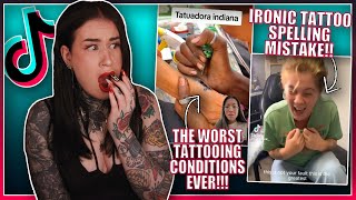 Tattoo Enthusiast Reacts To Tattoo TikToks 83 [upl. by Enoved]