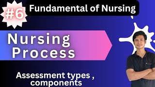 Nursing Process  Assessment  Physical Assessment Types  Components FON 6 FUNDAMENTAL OF NURSING [upl. by Lauter379]