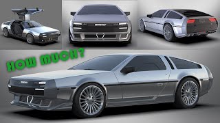 New Luxury QuadMotor DeLorean EV that you can get for how much [upl. by Jarad]