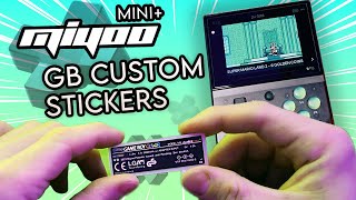 Miyoo Mini Custom GBC Stickers [upl. by Rome]