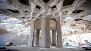 Shrine of ‘Abdu’lBahá Trellis structure fully revealed [upl. by Hauser]