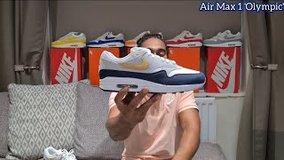 Nike Air Max 1 Olympic Are these a future classic with that OG colour blocking Check em out here [upl. by Levitan10]