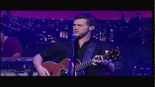 Phillip Phillips  Home  Letterman 11192012 [upl. by Vinita216]