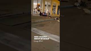 Traffic collision at Randolph and Michigan in Chicago last week [upl. by Pironi]