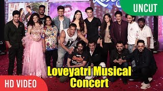 UNCUT  Loveyatri Musical Night With Salman khan Aayush Sharma Warina Hussain Arpita Khan [upl. by Siberson]