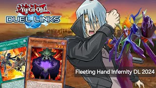 The BEST way to play Infernity in Duel Links right now Fleeting Hand Infernity Replays [upl. by Edmead819]