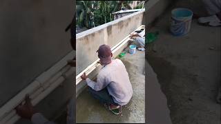 How to fitting pipe at parapet wall [upl. by Tham]