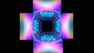 Colorful stage hologram Technology Video for 4 face Holographic Pyramid 4 face view [upl. by Harry]