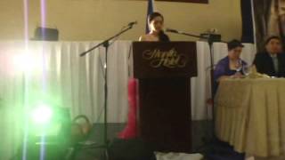 Acceptance Speech  NCBA Fairview JS Prom 2013 [upl. by Gaudet]