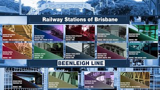 CityRail  Railway Stations in Brisbane City  Beenleigh Line [upl. by Jablon255]