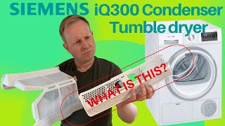 SIEMENS iQ300 Condenser Tumble Dryer WT45N202GB Review  2 important notes [upl. by Mas]