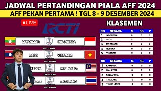 Jadwal Piala AFF Senior 2024  Indonesia vs Myanmar  Jadwal Timnas Indonesia Live RCTI [upl. by Warford998]