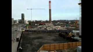 Ballymun Flats Demolition Dublin Ireland NEW HQ DESTRUCTION [upl. by Rosalba569]