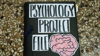 Class 11th  Psychology Project File  Stigma Of Mental Health [upl. by Skantze]