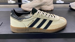 Adidas Handball Spezial Wonder WhiteCore BlackMagic Beige  Style Code IE3698 [upl. by Cerellia]