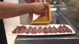 COMO HACER ANCHOAS MARINADAS EN TEMPURA GUILLE RODRIGUEZ [upl. by Ayt100]