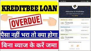 kreditbee app repayment nahin kiya to kya hoga। kreditbee loan ka Paisa Nahin chuka Hai To Kya Hoga। [upl. by Atelokin]