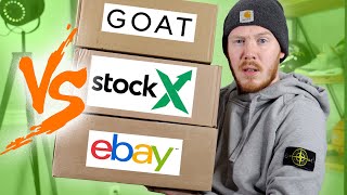 I Tried STOCKX VS GOAT VS EBAY Which is BEST for BUYING Sneakers [upl. by Garfinkel]