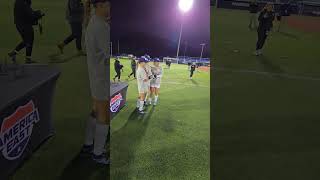 Maine accepts the 2024 America East Womens Soccer Championship Trophy [upl. by Mathis]