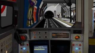 OpenBve London UndergroundNorthern Line Kennington NBEmbankment [upl. by Lorenzana]