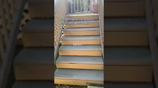 Al Nolan PVC Patio Outdoor Tiles Steps Testimonial Tiktok diy deck [upl. by Bever]