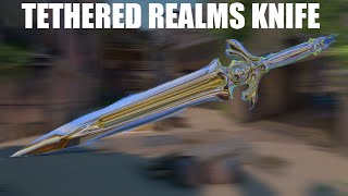 VALORANT TETHERED REALMS PROSPERITY KNIFE  GAMEPLAY  NEW KNIFE [upl. by Nylkaj]