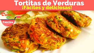 COMO HACER TORTITAS DE VERDURAS  Fáciles y Deliciosas LaCocinaMeFascina [upl. by Berget362]