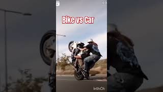 Bike vs Car MOTO VS AUTO BIKER VS CAR  bicampeon riverplate unpartidoparatodalavida [upl. by Aratihc673]