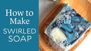 How to Make Swirled Cold Process Soap  Bramble Berry [upl. by Cooper]