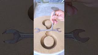 Relaxing amp Asmr sand casting sand craft experiment satisfying metal JinHappy jake usa [upl. by Maurise]