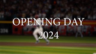 MLB OPENING DAY 2024  Dbacks vs Rockies Vlog [upl. by Onairda]