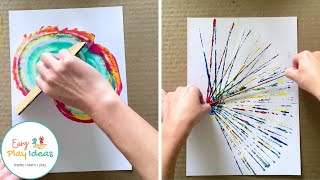 Abstract Painting Ideas for Kids  Process Art Ideas for Kids  Painting Ideas for Kids [upl. by Eiramannod737]