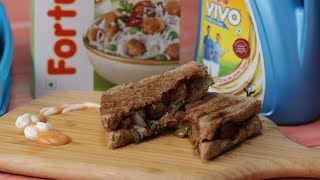 How to make Healthy Soya Manchurian Sandwich  Fortune Foods [upl. by Aphra]