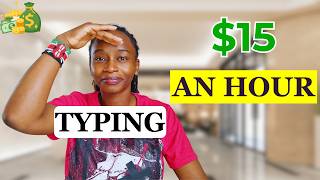 Make US15 An Hour to TYPE Online 19 TYPING JOBS from Home [upl. by Ailegnave]