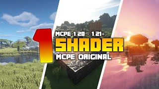 1 SHADER MCPE ORIGINAL NO PATCH  Di Minecraft 120  121   Support Low End Mobile Device [upl. by Eizdnil]