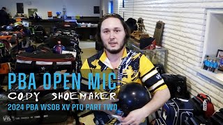 PBA Open Mic  Cody Shoemaker chases the cut in round two of the WSOB XV PTQ [upl. by Maurene]