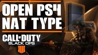 HOW TO OPEN NAT TYPE FOR COD BO4 PS4 2019 WORKING [upl. by Checani]